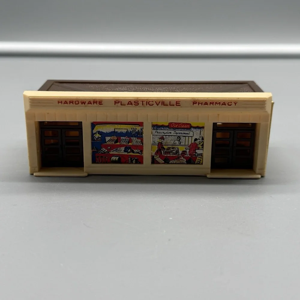 Vintage Plasticville HO Scale Hardware & Pharmacy